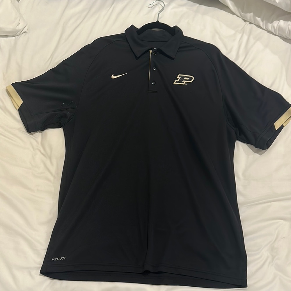 Purdue University Boilermakers Polo Nike Dri-Fit